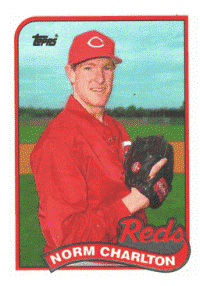Cincinnati Reds - Norm Charlton - Rookie Card