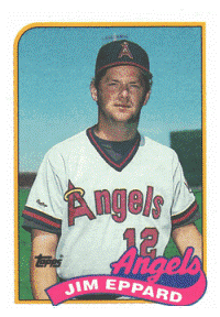 California Angels - Jim Eppard - Error Card