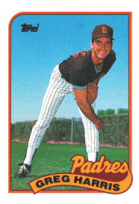 San Diego Padres - Greg Harris - Rookie Card