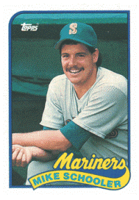 Seattle Mariners - Mike Schooler - Rookie Card - #2