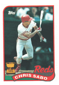 Cincinnati Reds - Chris Sabo - Rookie Card