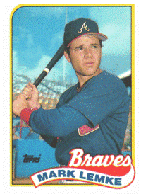 Atlanta Braves - Mark Lemke - Rookie Card