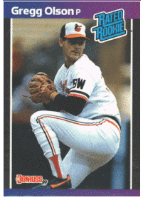 Baltimore Orioles - Greg Olson - Rookie Card