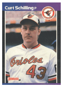 Baltimore Orioles - Curt Schilling - Rookie Card
