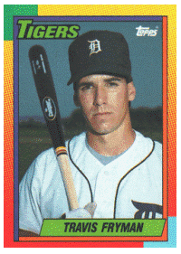 Detroit Tigers - Travis Fryman - Rookie Card