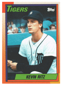 Detroit Tigers - Kevin Ritz - Rookie Card
