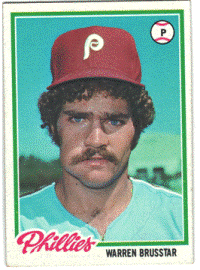 Philadelphia Phillies - Warren Brusstar - Rookie Card