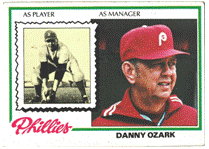 Philadelphia Phillies - Danny Ozark - Manager