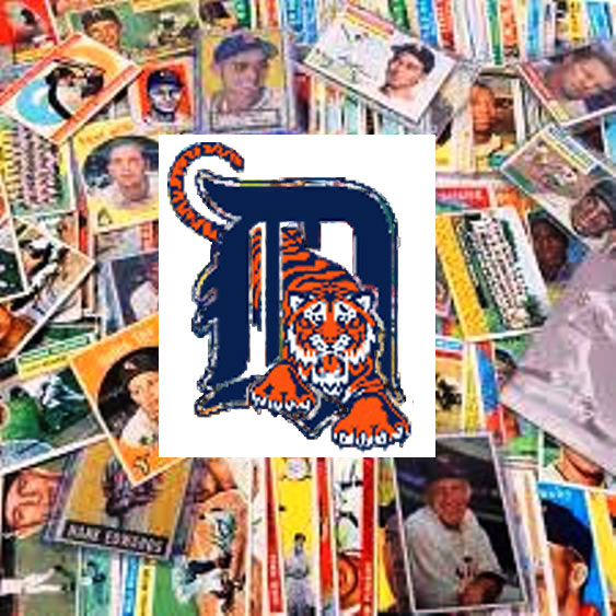 Detroit Tigers - 25 Baseball Card Lot - 1966-91