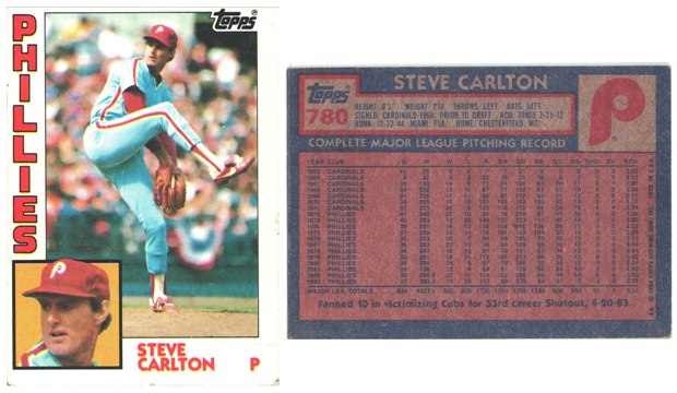 Philadelphia Phillies - Steve Carlton (780)