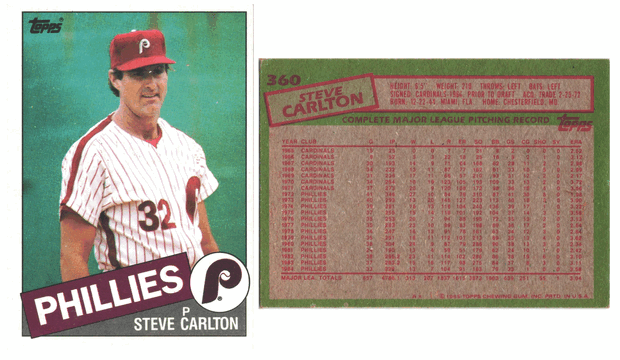 Philadelphia Phillies - Steve Carlton (360)