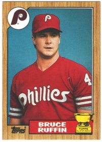 Philadelphia Phillies - Bruce Ruffin - Rookie Card
