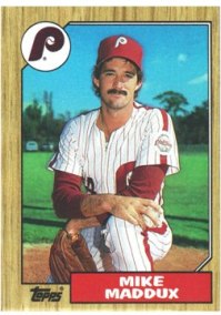 Philadelphia Phillies - Mike Maddux - Rookie Card