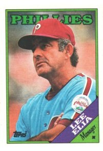 Philadelphia Phillies - Lee Elia - Manager