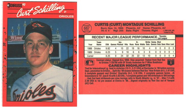 Baltimore Orioles - Curt Schilling (667)
