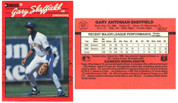 Atlanta Braves - Gary Sheffield  (501)