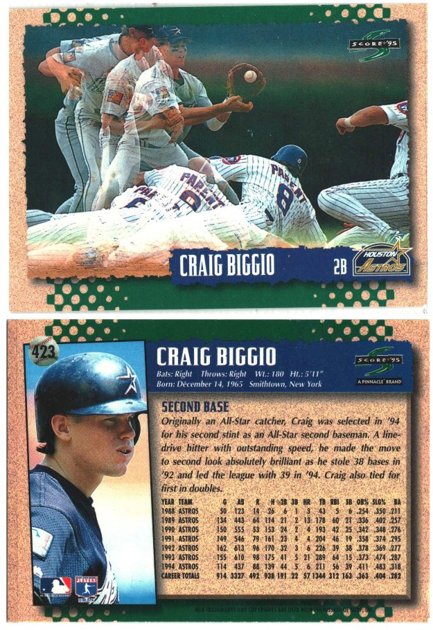 Houston Astros - Craig Biggio (423)