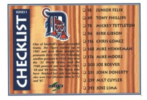 Houston Astros 1995 Checklist (320)