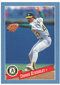 Oakland Athletics - Dennis Eckersly - Hostess Baking Co