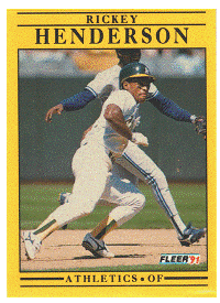 Oakland Athletics - Rickey Henderson (10)