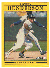 Oakland Athletics - Rickey Henderson - #3