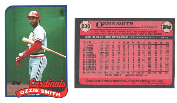 St Louis Cardinals - Ozzie Smith  (230)