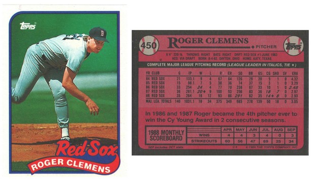 Boston Red Sox - Roger Clemens (450)