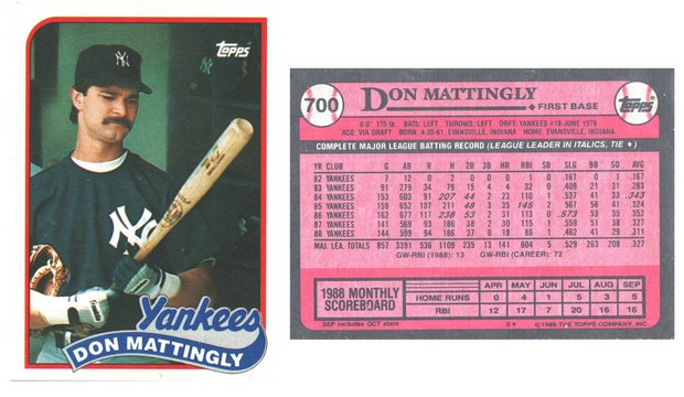 New York Yankees - Don Mattingly (700)