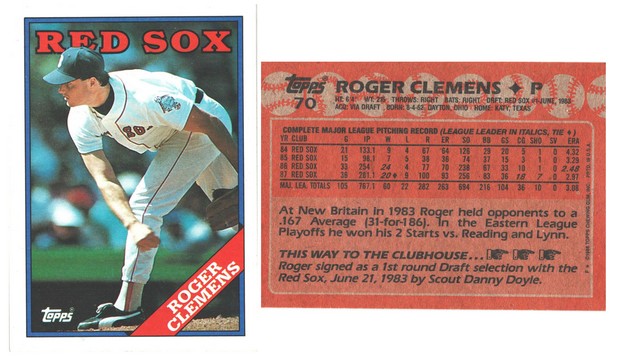 Boston Red Sox - Roger Clemens (70)