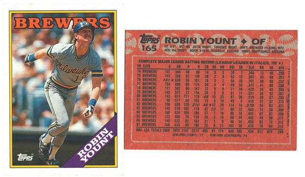 Milwaukee Brewers - Robin Yount  (165)