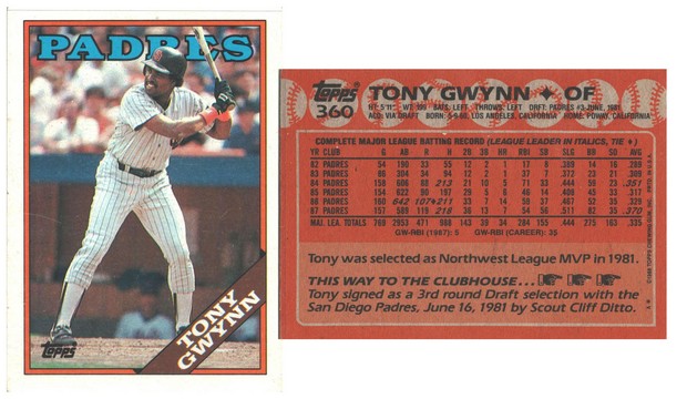 San Diego Padres - Tony Gwynn - #5