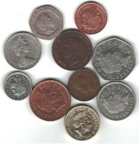 Foreign Coin – 10 coins from Great Britain #1