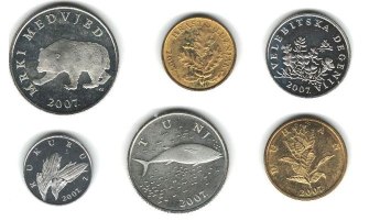 Foreign Coin – 6 coins from Croatia
