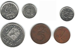 Foreign Coin – 6 coins from Netherlands