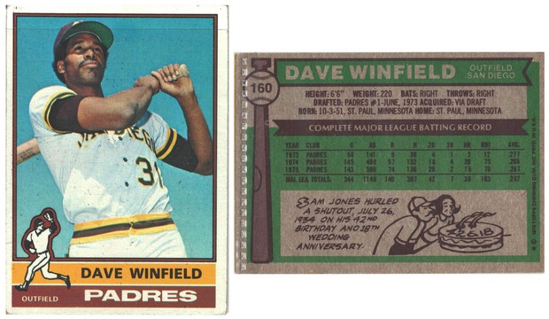 San Diego Padres - Dave Winfield