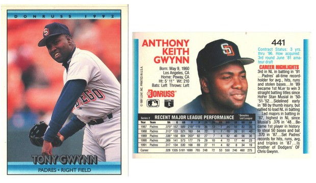 San Diego Padres - Tony Gwynn - #4