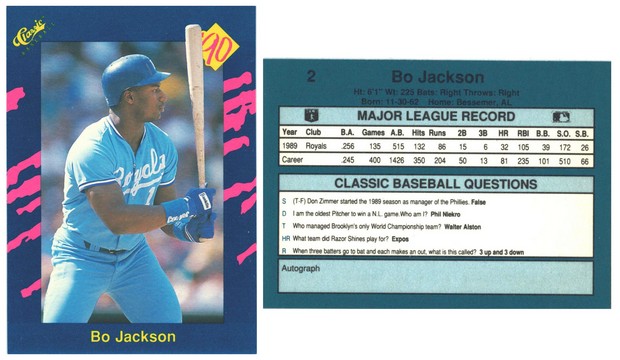 Kansas City Royals - Bo Jackson  (2)