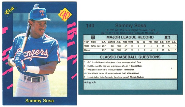 Texas Rangers - Sammy Sossa  (140)
