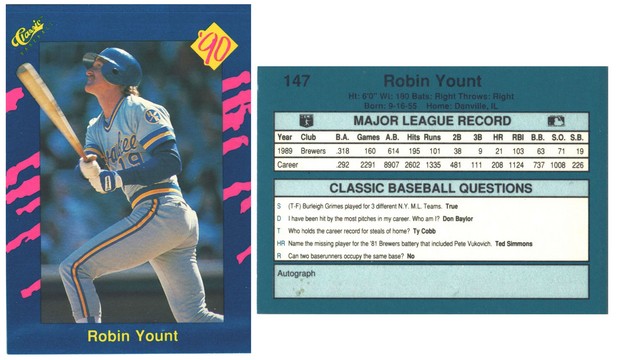 Milwaukee Brewers - Robin Yount  (147)