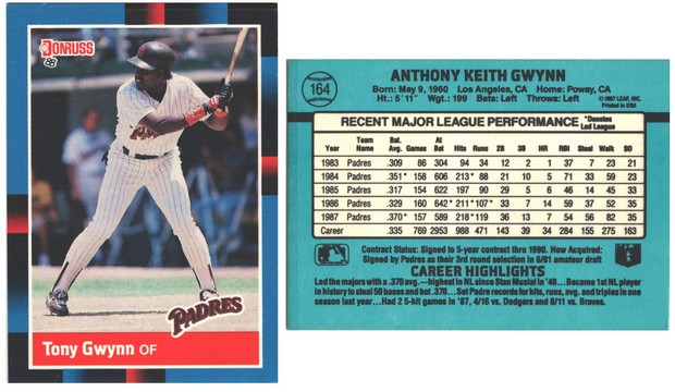 San Diego Padres - Tony Gwynn (164)