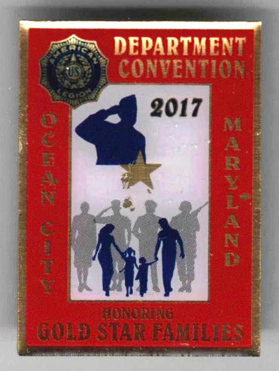 American Legion - Dept of Maryland - 2017 Convention Hat Pin