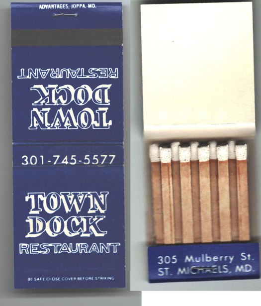 Matchbook - Town Dock Restaurant