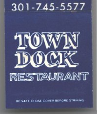 Matchbook - Town Dock Restaurant St