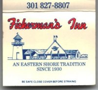 Matchbook - Fisherman's Inn Restaurant  (new)