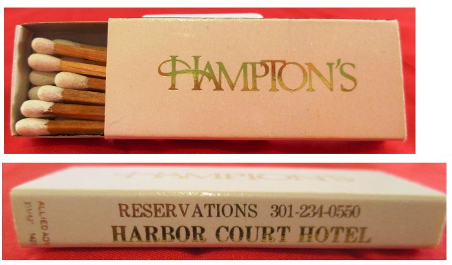 Matchbox - Hampton's Restaurant - Harbor Court Hotel