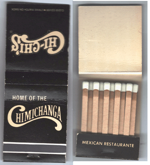 Matchbook - Chi-Chi's Restaurant