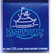 Matchbook - Rusty Scupper Restaurant (Blue)