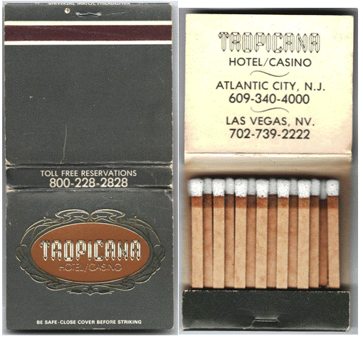 Matchbook - Tropicana Hotel & Casino