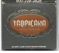 Matchbook - Tropicana Hotel & Casino