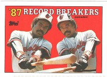 Baltimore Orioles - Eddie Murray - 1987 Record Breaker